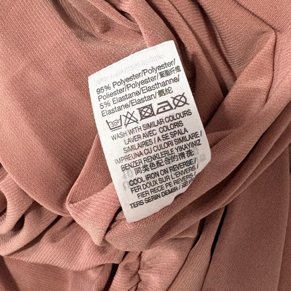 Club L London Mauve Maternity One Strap Ruched Bodycon Dress Size 6 Formal Party - Picture 5 of 5